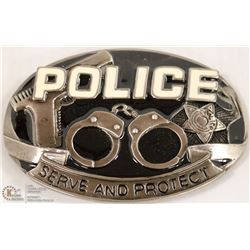 POLICE BELT BUCKLE