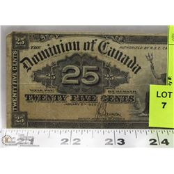 1900 CANADIAN SHINPLASTER