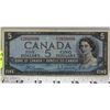 Image 1 : 1954 CANADIAN $5.00 BILL