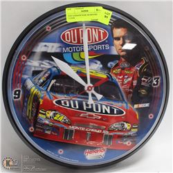 JEFF GORDON NASCAR ROUND CLOCK