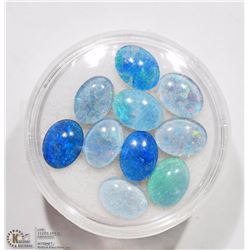 #6-10 GENUINE OPAL TRIPLET GEMSTONES