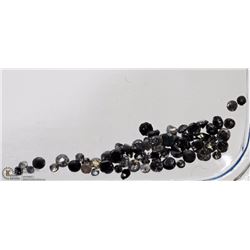 #8-GENUINE LOOSE BLACK DIAMONDS