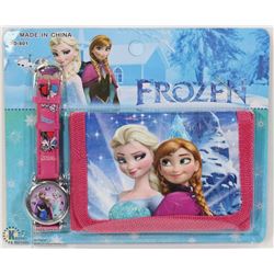 NEW DISNEY FROZEN WATCH AND WALLET