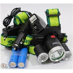 5000 LUMEN TACTICAL HEADLAMP WITH LITHIUM ION