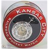 Image 1 : KANSAS CITY RAILROAD POCKET WATCH IN TIN