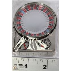 WORKING ROULETTE WHEEL BELT BUCKLE