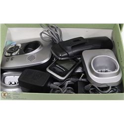 PANASONIC 3 HEADSET CORDLESS PHONE SYSTEM