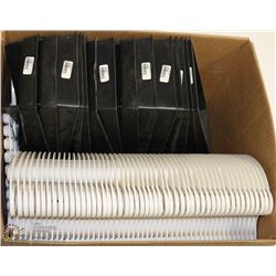 BOX OF 51 ARTIST PAINT PALETTES AND 13 MINI