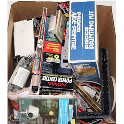 ESTATE BOX WITH ASSORTED TOOLS AND MORE