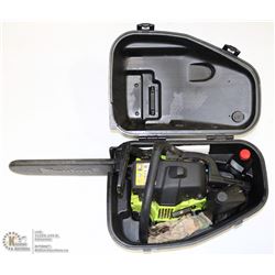 16" POULAN CHAINSAW WITH CASE AND ACCESSORIES