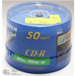 NEW 50 PACK FUJIFILM CD-R