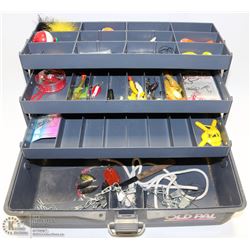 NEW FLAMBEAU WATER RESISTANT SOFT TACKLE BOX