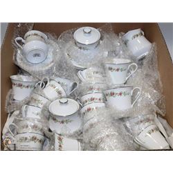 TOWN HOUSE FINE CHINA "ROSE MARIE" 30-PC