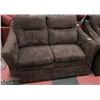 Image 4 : NEW DARK BROWN MICROFIBER SOFA  AND LOVESEAT