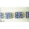 Image 1 : #21-STERLING SILVER TANZANITE BRACELET