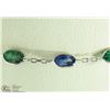 Image 2 : #27-14K WHITE GOLD EMERALD AND