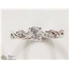 Image 1 : #28-14K WHITE GOLD DIAMOND (0.53CT) AND