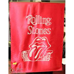 VINTAGE SILK ROLLING STONES BANNER 54"X42"