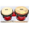 Image 1 : MANO PERCUSSION BONGO DRUMS W/STICKS