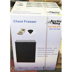 NEW ARCTIC KING 3.5 CU FT CHEST FREEZER BLACK