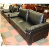 Image 1 : NEW BLACK EMERSON LEATHERETTE 81" SOFA WITH