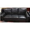 Image 3 : NEW CHARCOAL CYRUS LEATHERETTE 83" SOFA WITH