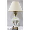 Image 1 : VINTAGE ESTATE HANDPAINTED STYLE FLORAL LAMP
