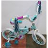 Image 1 : 12" FROZEN GIRLS BIKE WITH TRAINING WHEELS