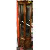 Image 1 : ESTATE 11"X22"X70"H CURIO CABINET