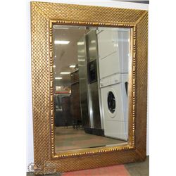 35"X47" LARGE GOLD TONE MIRROR SLIGHT DAMAGE
