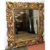 Image 1 : GOLD TONE CARVED STYLE MIRROR WITH DAMAGE