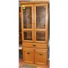 Image 1 : OAK FRONT 32"X19"X78"H CABINET