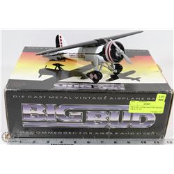DIE CAST 1:32 BIG BUD 1929 TRAVEL AIR R LT. ED