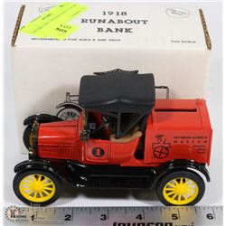 1:25 DIE CAST 1918 RUNABOUT BANK