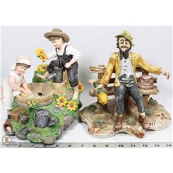 PAIR OF ESTATE ORNAMENTS