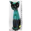 Image 1 : MOUNTAIN POTTERY CAT FIGURINE - 14"-TALL