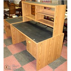 3PC DESK INCL HUTCH AND PRINTER TABLE