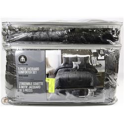 HOMETRENDS 5PC DOUBLE/QUEEN COMFORTER SET