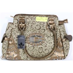 JINRY COLLECTION BROWN SHOULDER BAG