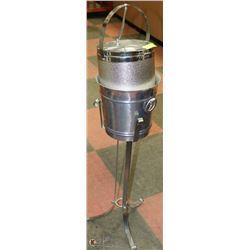 2 ICE BUCKETS, ONE WITH STAND