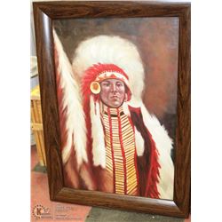 WOOD TONE FRAMED CANVAS ART PICTURE ON CHOICE