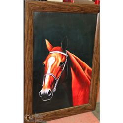 WOOD TONE FRAMED CANVAS ART PICTURE ON CHOICE