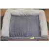Image 1 : MEDIUM ORTHOPEDIC PLUSH SOFA PET BED ,GREY