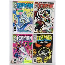 4 ICEMAN COMIC BOOKS - FULL LIMITED SERIES