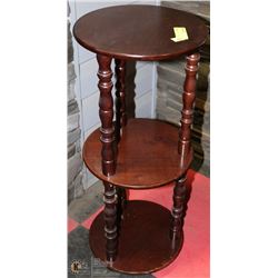 WOOD 3 TIER PLANT STAND