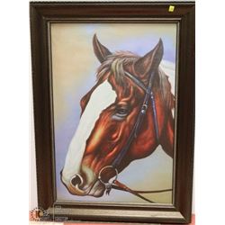 WOOD TONE  FRAMED CANVAS ART PICTURE ON CHOICE