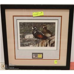 17.5 X 17.5 SIGNED + LT ED 50/250 GAME BIRD PRINT