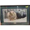 Image 1 : ROBERT BATEMAN "DOZING LYNX" COPY FRAMED