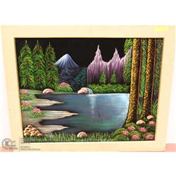 BLACK VELVET PAINTING