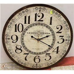 LARGE DECORATIVE WALL CLOCK